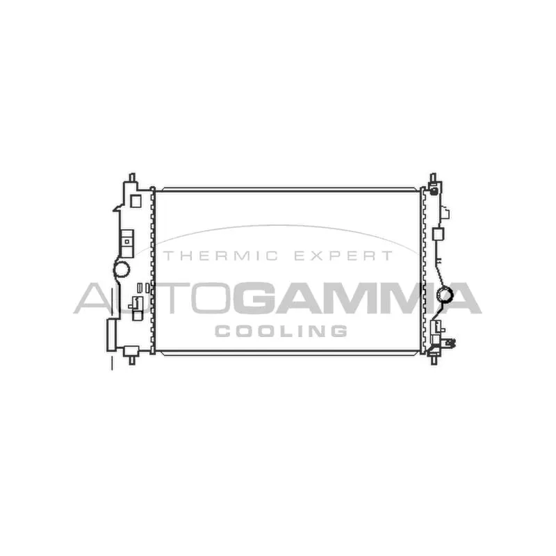 Radiateur, refroidissement du moteur AUTOGAMMA 105447