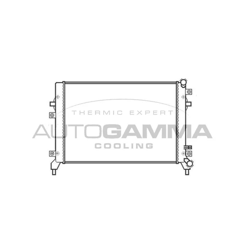 Radiateur, refroidissement du moteur AUTOGAMMA 105452