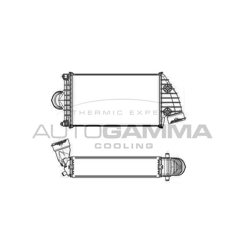 Intercooler, échangeur AUTOGAMMA 105453