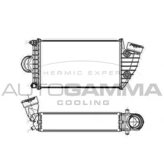 Intercooler, échangeur AUTOGAMMA 105454