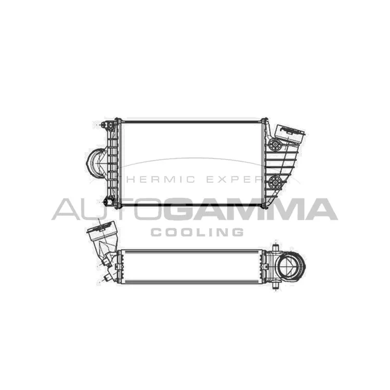 Intercooler, échangeur AUTOGAMMA 105454