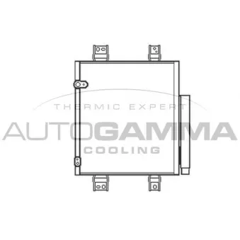 Condenseur, climatisation AUTOGAMMA 105456