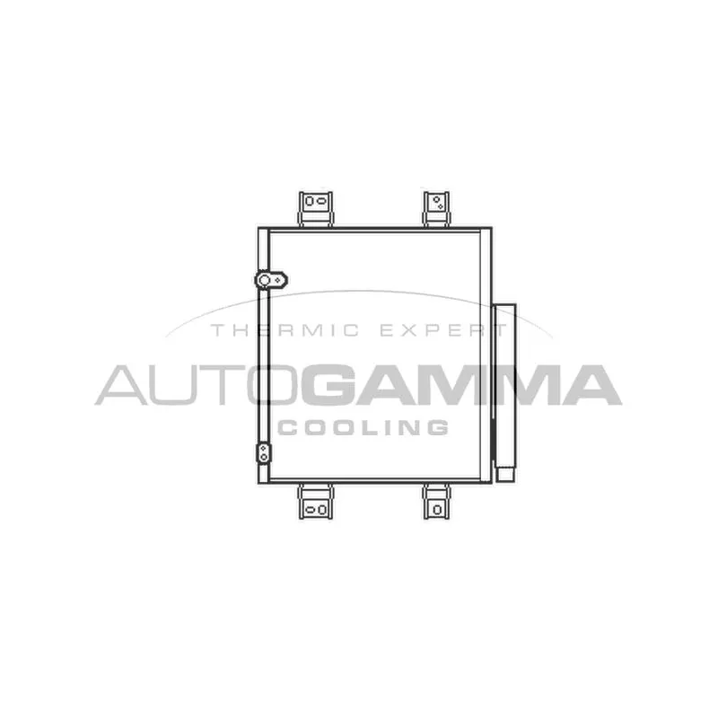 Condenseur, climatisation AUTOGAMMA 105456