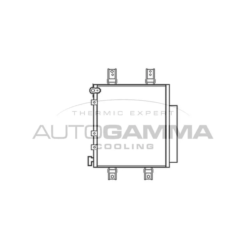 Condenseur, climatisation AUTOGAMMA 105457