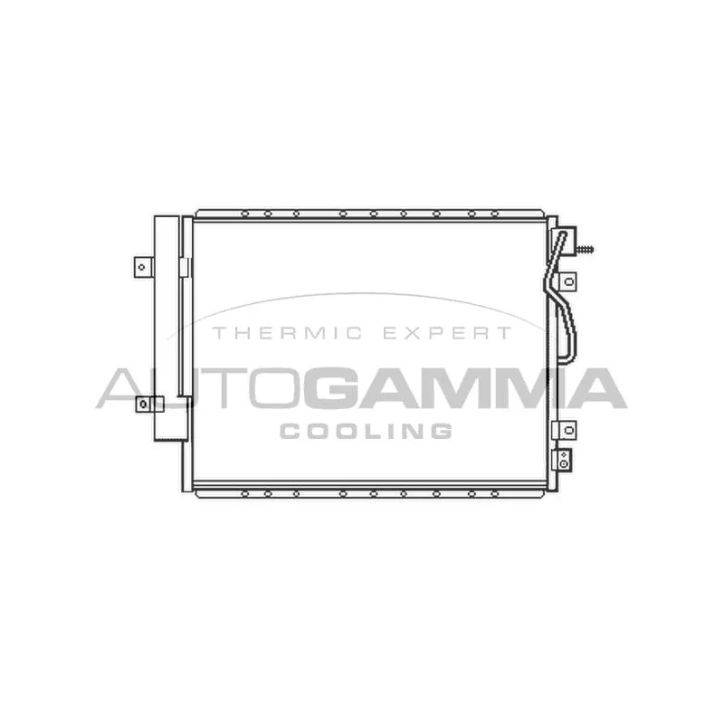Condenseur, climatisation AUTOGAMMA 105458