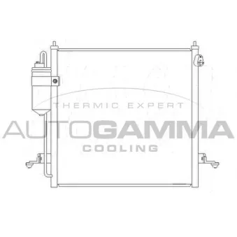 Condenseur, climatisation AUTOGAMMA 105460