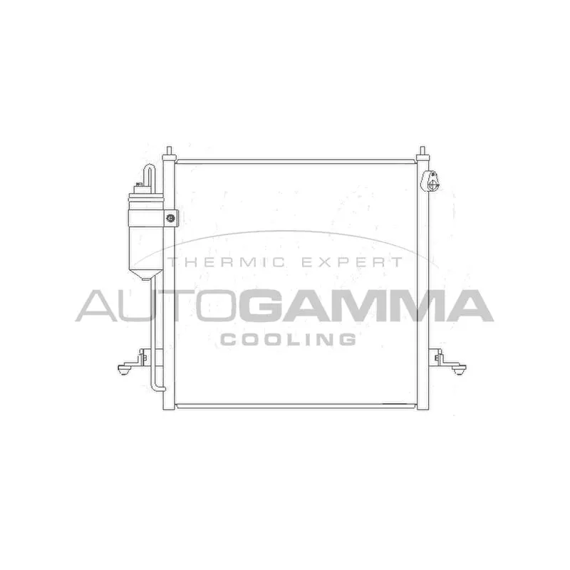 Condenseur, climatisation AUTOGAMMA 105460