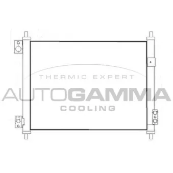 Condenseur, climatisation AUTOGAMMA 105462