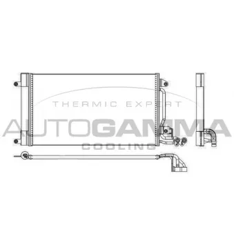 Condenseur, climatisation AUTOGAMMA 105463