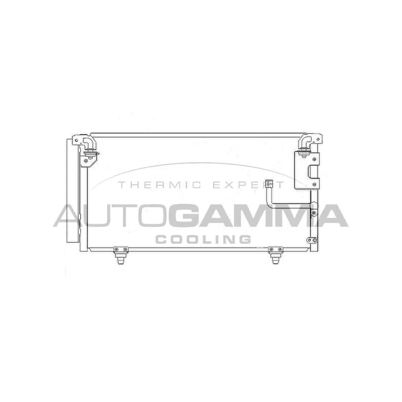 Condenseur, climatisation AUTOGAMMA 105464