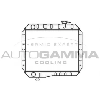 Radiateur, refroidissement du moteur AUTOGAMMA 105467