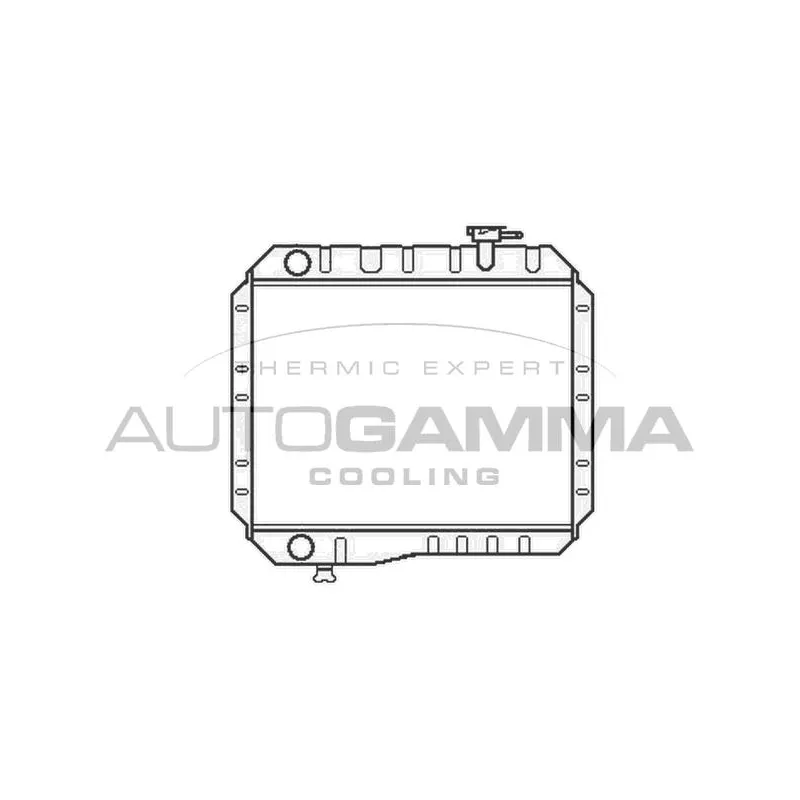 Radiateur, refroidissement du moteur AUTOGAMMA 105467