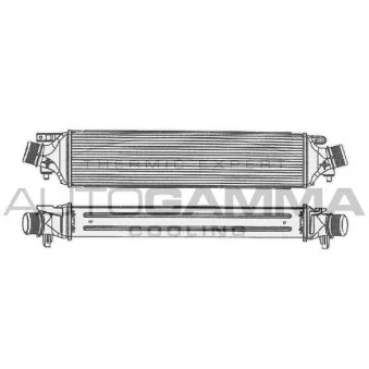 Intercooler, échangeur AUTOGAMMA 105470