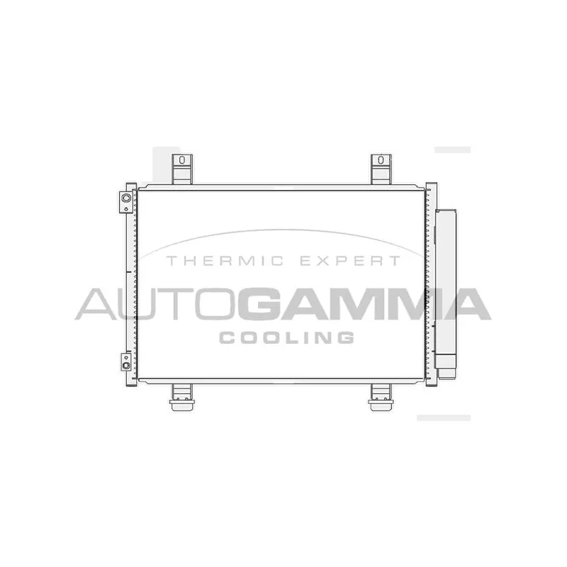 Condenseur, climatisation AUTOGAMMA 105478