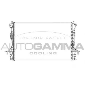 Radiateur, refroidissement du moteur AUTOGAMMA 105480