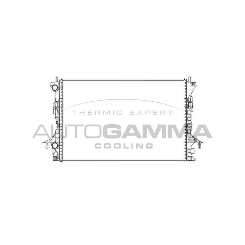 Radiateur, refroidissement du moteur AUTOGAMMA 105480