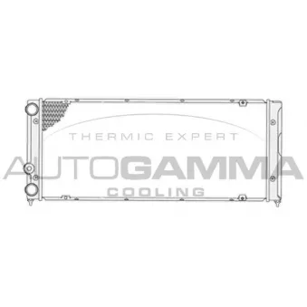 Radiateur, refroidissement du moteur AUTOGAMMA 105481