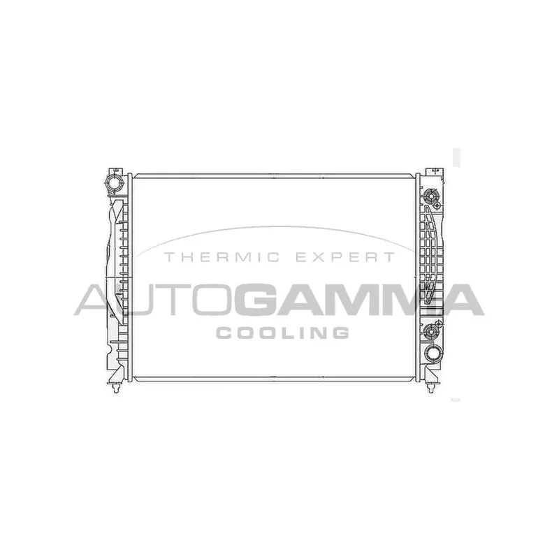 Radiateur, refroidissement du moteur AUTOGAMMA 105483