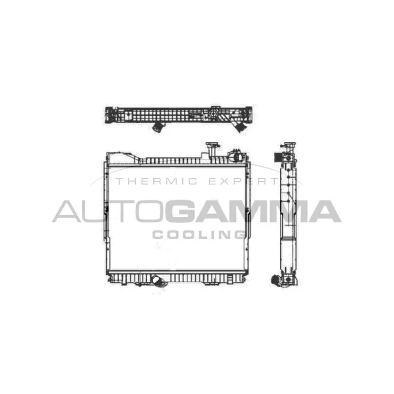 Radiateur, refroidissement du moteur AUTOGAMMA 105488