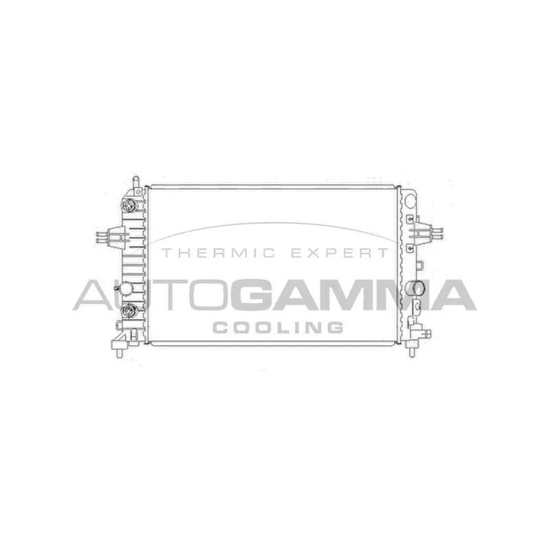 Radiateur, refroidissement du moteur AUTOGAMMA 105491