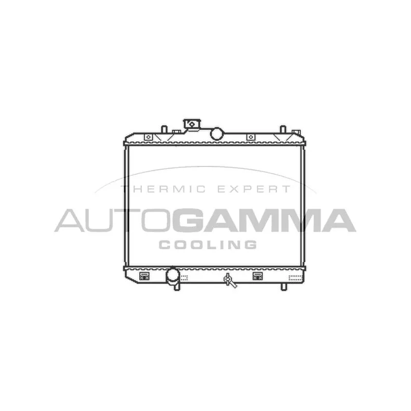 Radiateur, refroidissement du moteur AUTOGAMMA 105493