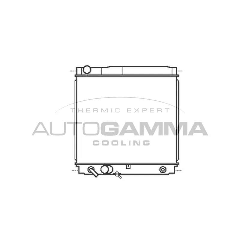 Radiateur, refroidissement du moteur AUTOGAMMA 105494