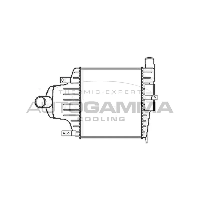 Intercooler, échangeur AUTOGAMMA 105502