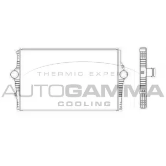 Intercooler, échangeur AUTOGAMMA 105503
