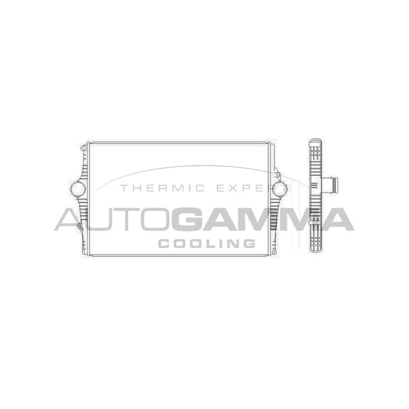 Intercooler, échangeur AUTOGAMMA 105503