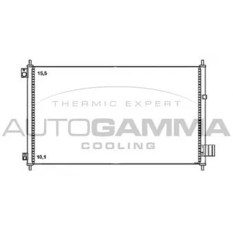 Condenseur, climatisation AUTOGAMMA 105505