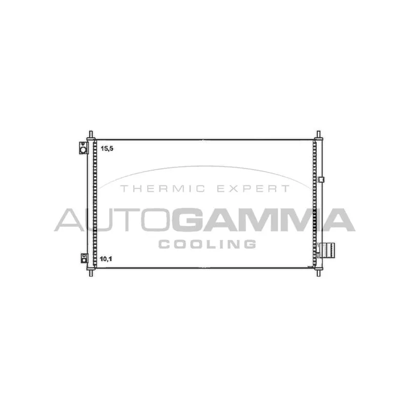 Condenseur, climatisation AUTOGAMMA 105505