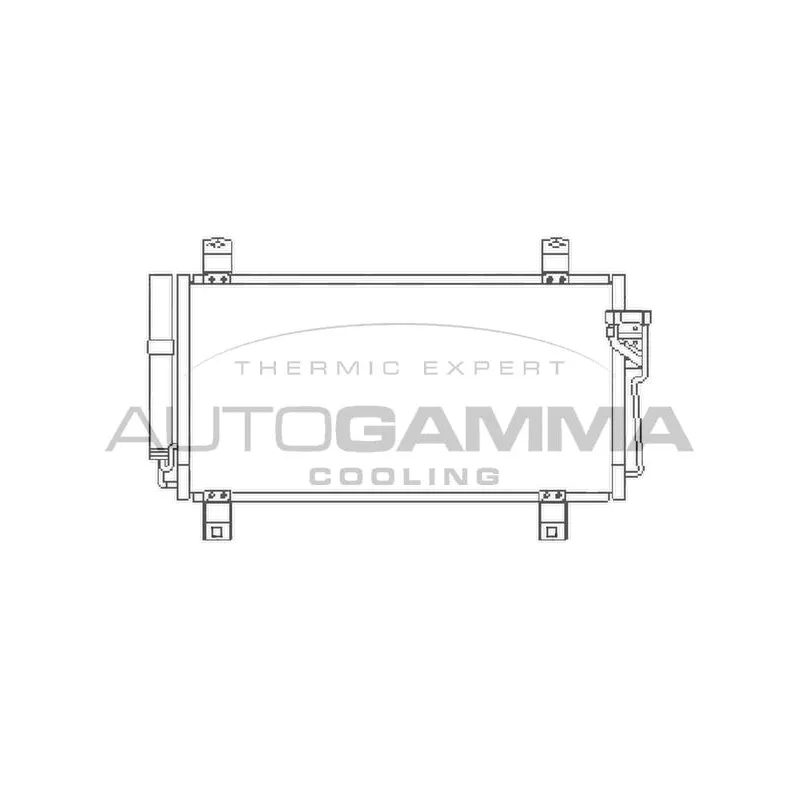 Condenseur, climatisation AUTOGAMMA 105506