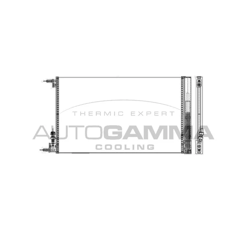 Condenseur, climatisation AUTOGAMMA 105507