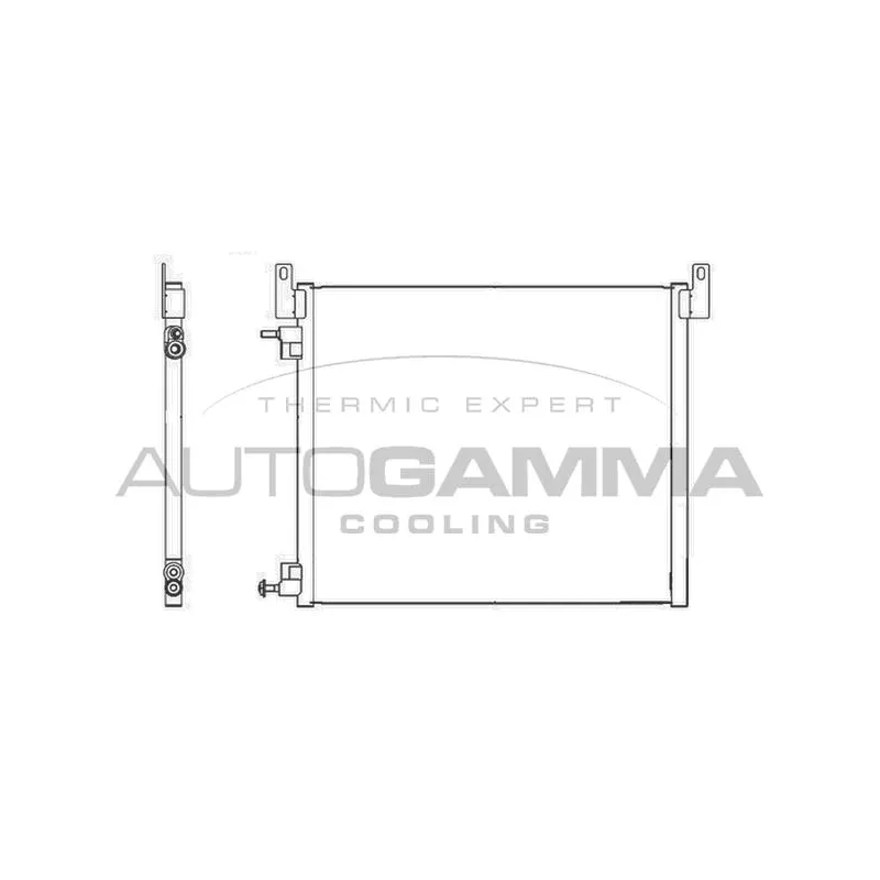 Condenseur, climatisation AUTOGAMMA 105508