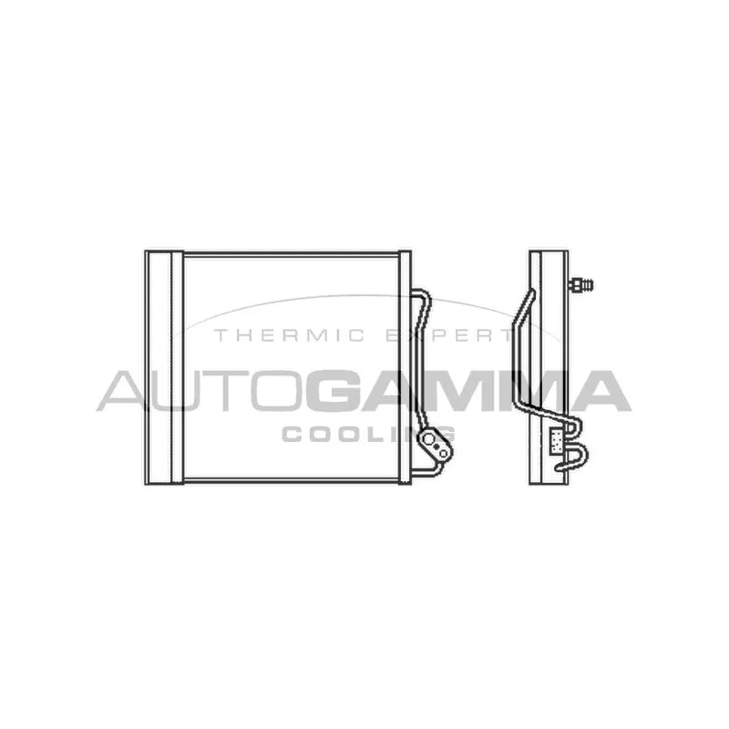 Condenseur, climatisation AUTOGAMMA 105509