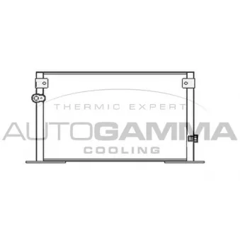 Condenseur, climatisation AUTOGAMMA 105510