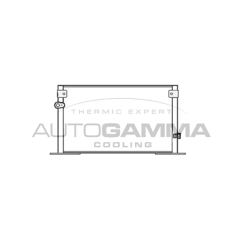 Condenseur, climatisation AUTOGAMMA 105510