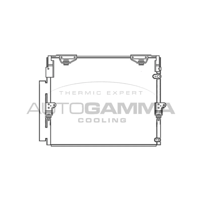 Condenseur, climatisation AUTOGAMMA 105511