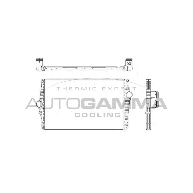 Intercooler, échangeur AUTOGAMMA 105514