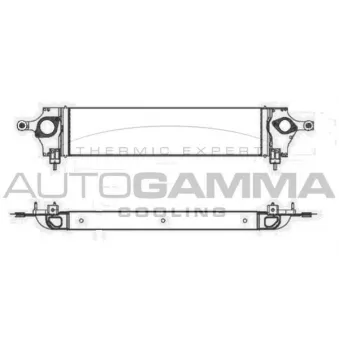Intercooler, échangeur AUTOGAMMA 105518