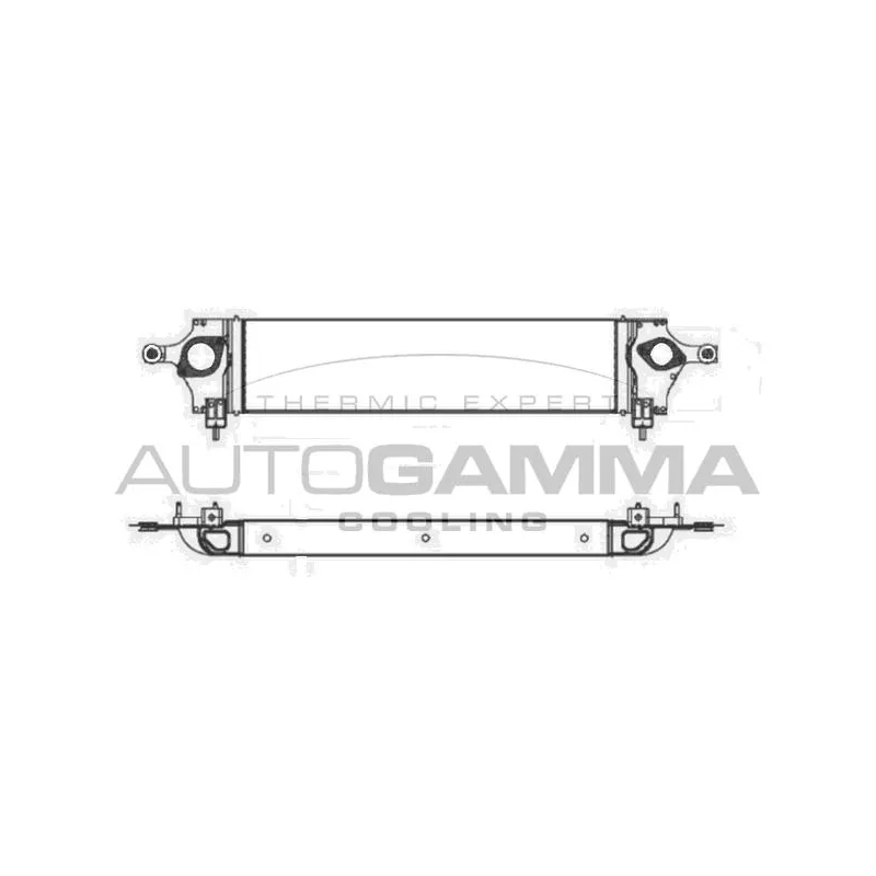 Intercooler, échangeur AUTOGAMMA 105518