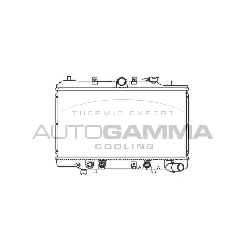 Radiateur, refroidissement du moteur AUTOGAMMA 105520