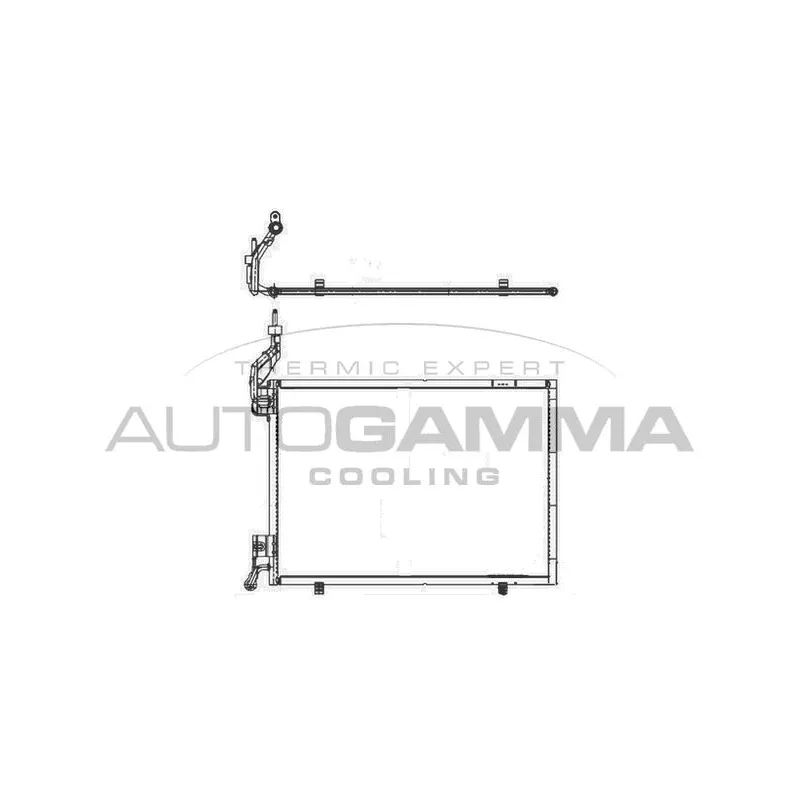 Condenseur, climatisation AUTOGAMMA 105524