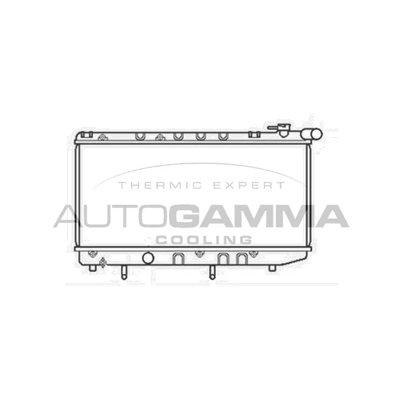 Radiateur, refroidissement du moteur AUTOGAMMA 105526