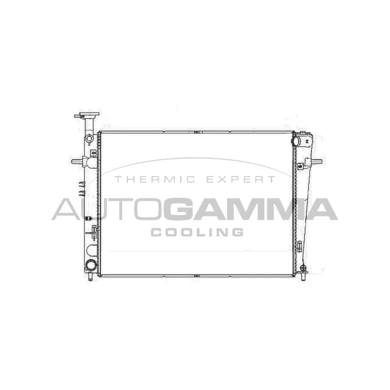 Radiateur, refroidissement du moteur AUTOGAMMA 105534