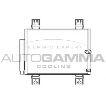 Condenseur, climatisation AUTOGAMMA 105539