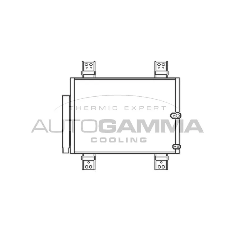 Condenseur, climatisation AUTOGAMMA 105539