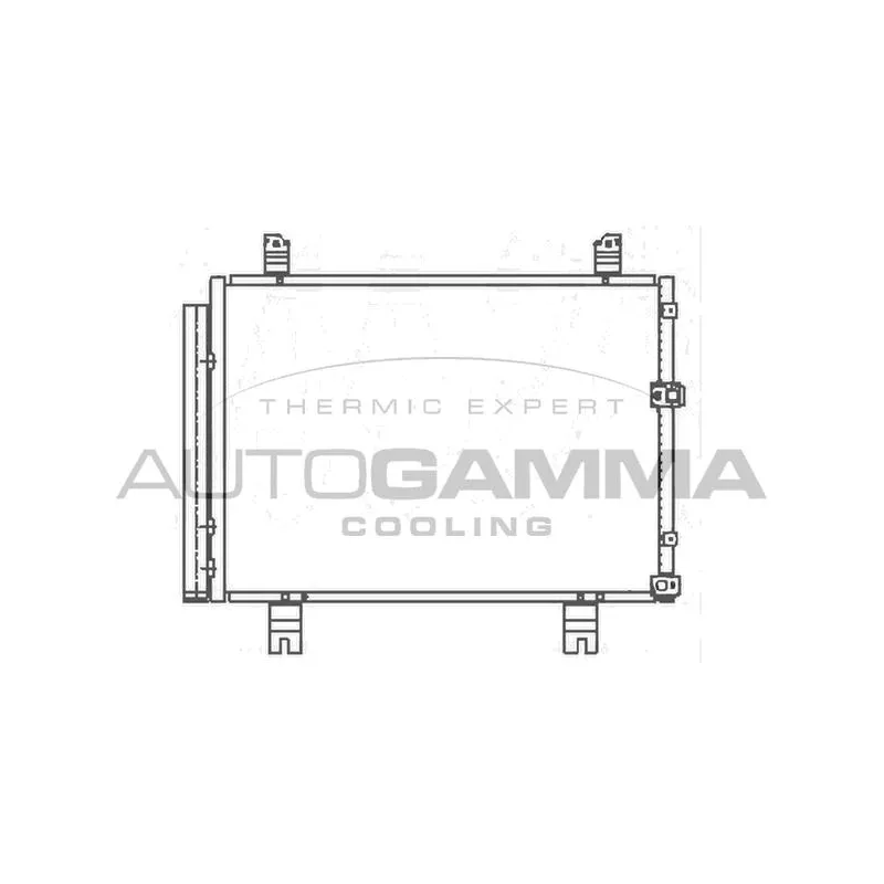 Condenseur, climatisation AUTOGAMMA 105543