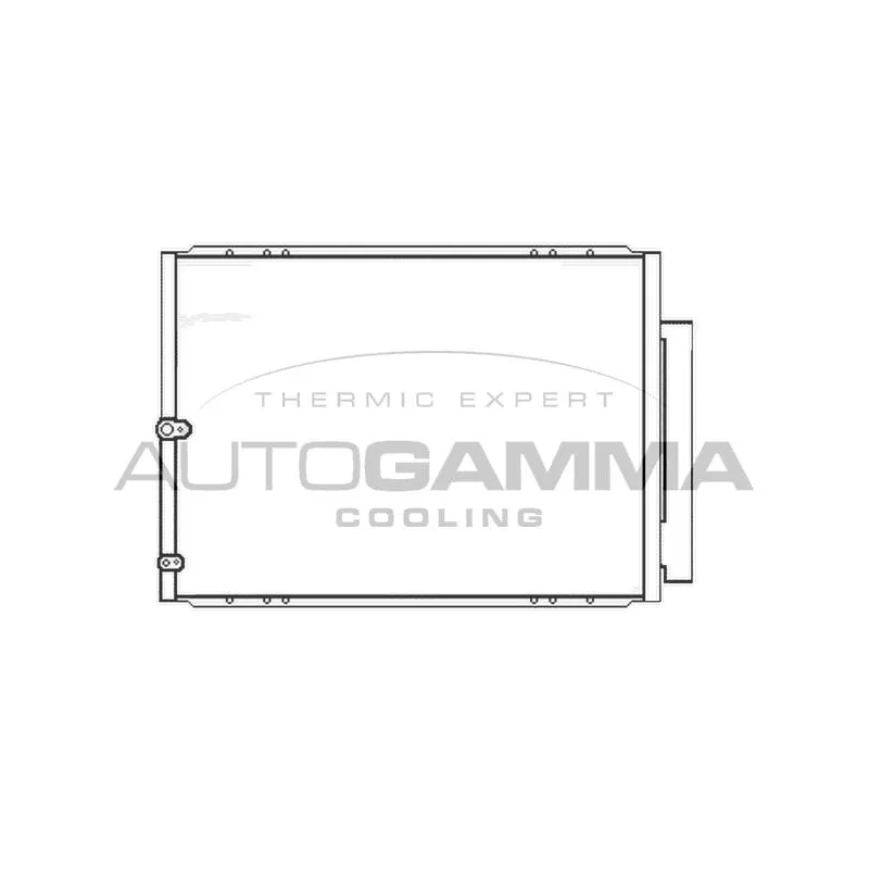 Condenseur, climatisation AUTOGAMMA 105544