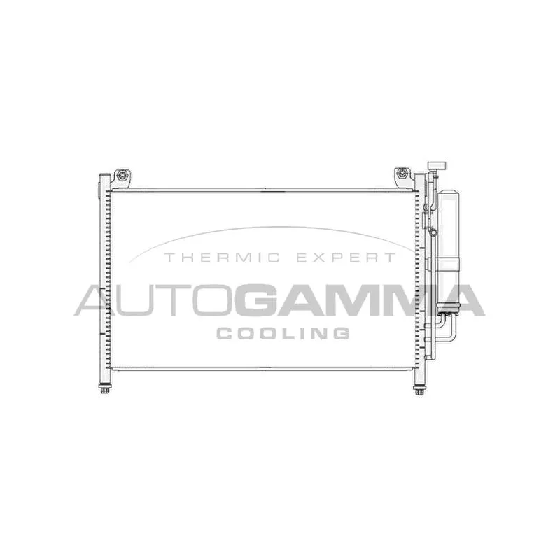 Condenseur, climatisation AUTOGAMMA 105546